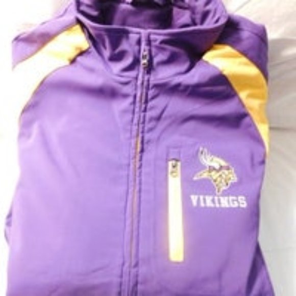 Minnesota Vikings NFL Full Zipper Logo Jacket NEW - Picture 3 of 8